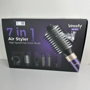 Vincofy 7 In 1 Air Styler High Speed Hair Dryer Brush Model HB801i **READ DETAIL